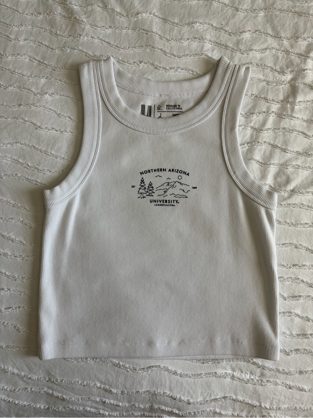 Women’s Northern Arizona University Crop Tank-Small